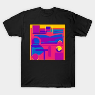 Retro Abstract Art T-Shirt